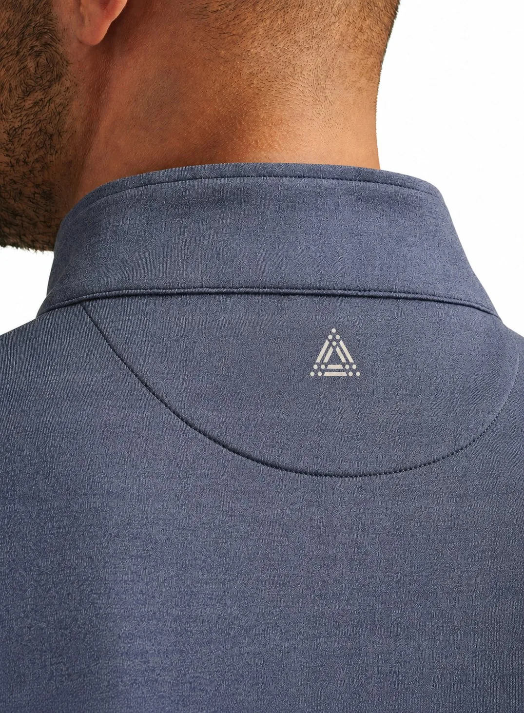 Peter Millar back logo detail
